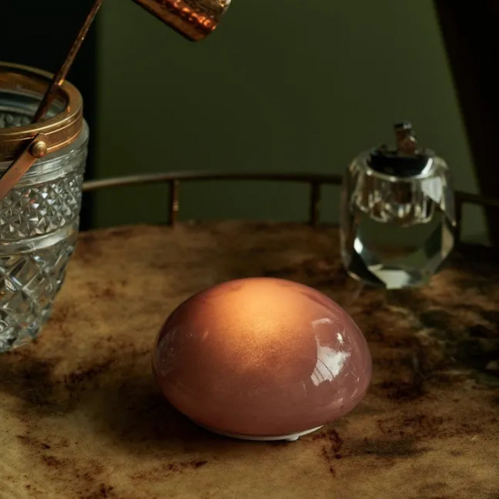 Rokka LED Pebble Lamp in Amber