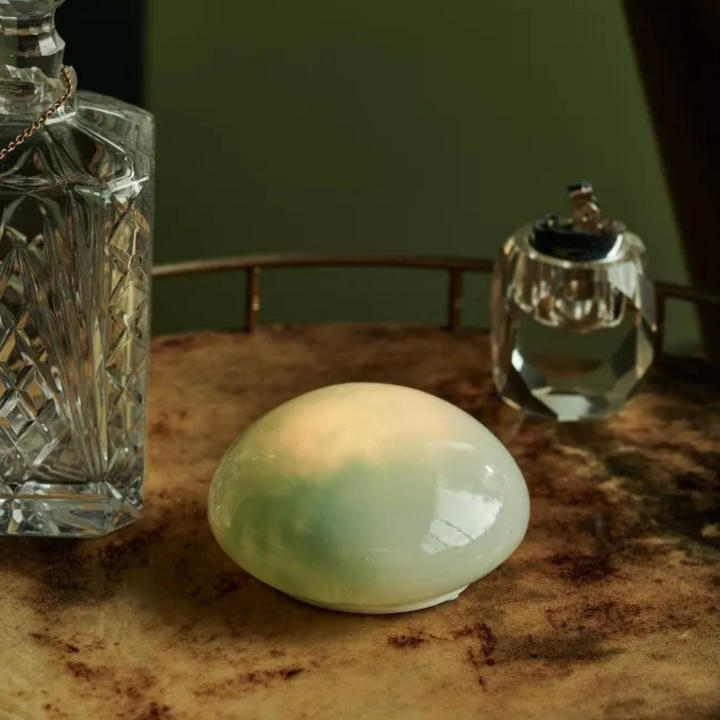 Rokka LED Pebble Lamp in Green