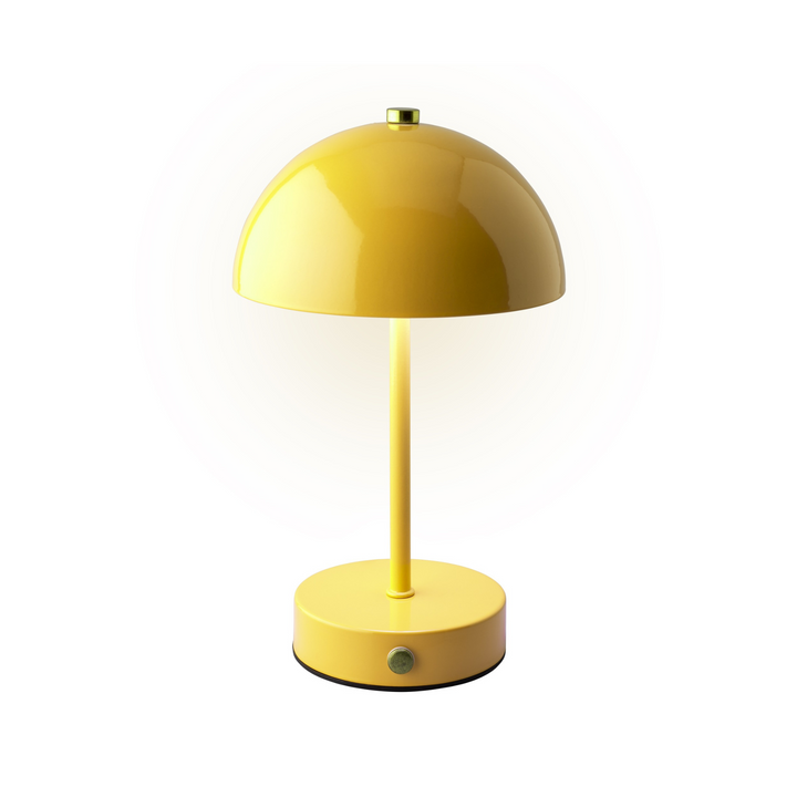 LED Rechargeable Indoor Table Lamp in Yellow
