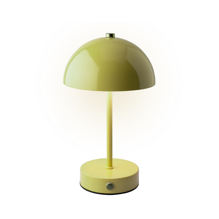 LED Rechargeable Indoor Table Lamp in Green