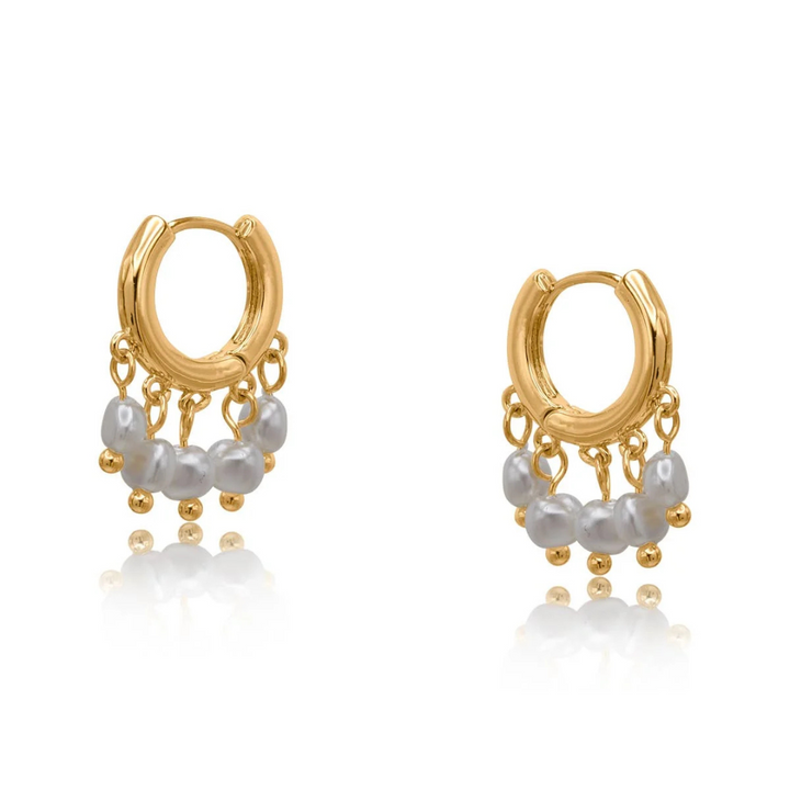 Daphne Petite Brass Earrings