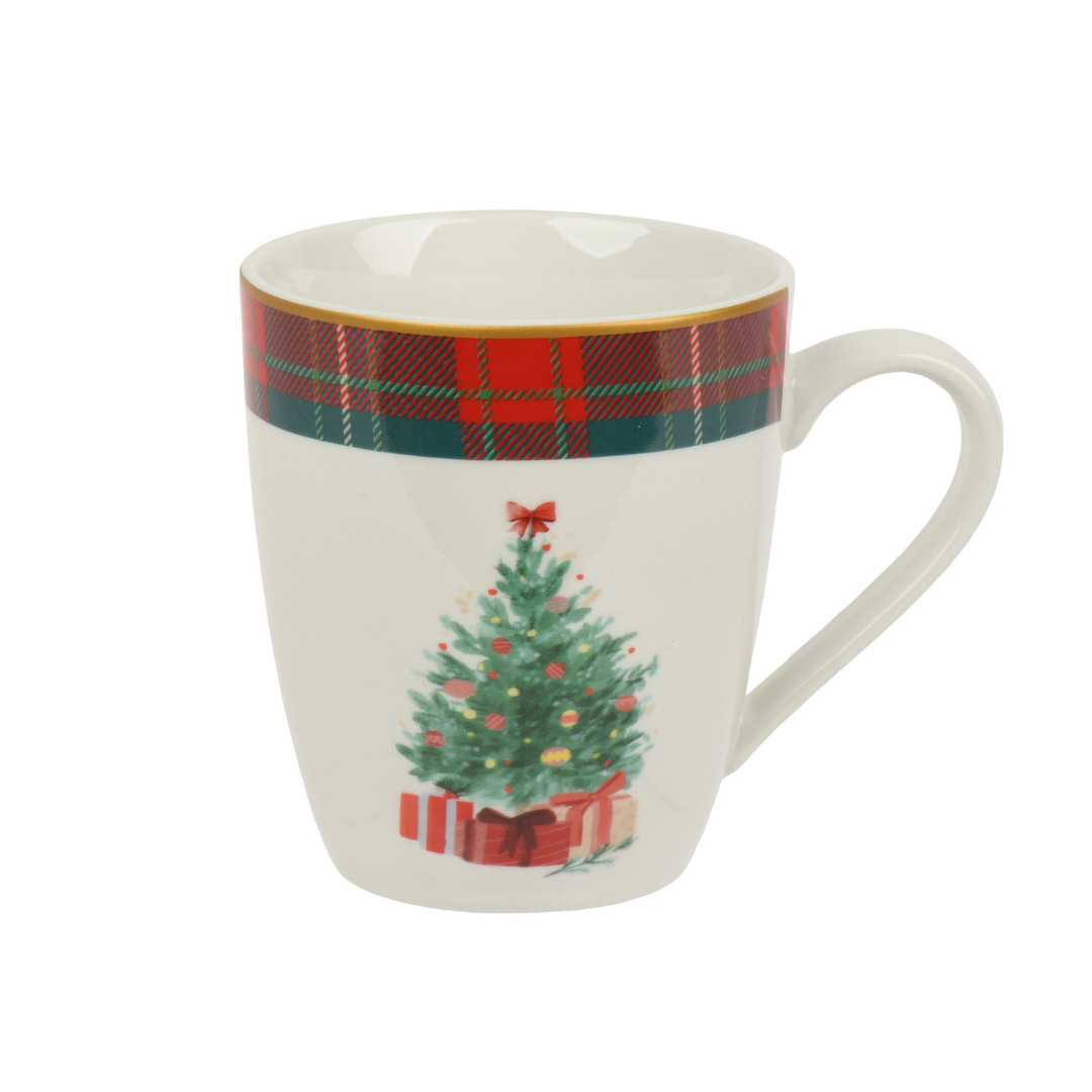 Christmas Tree Porcelain Mug