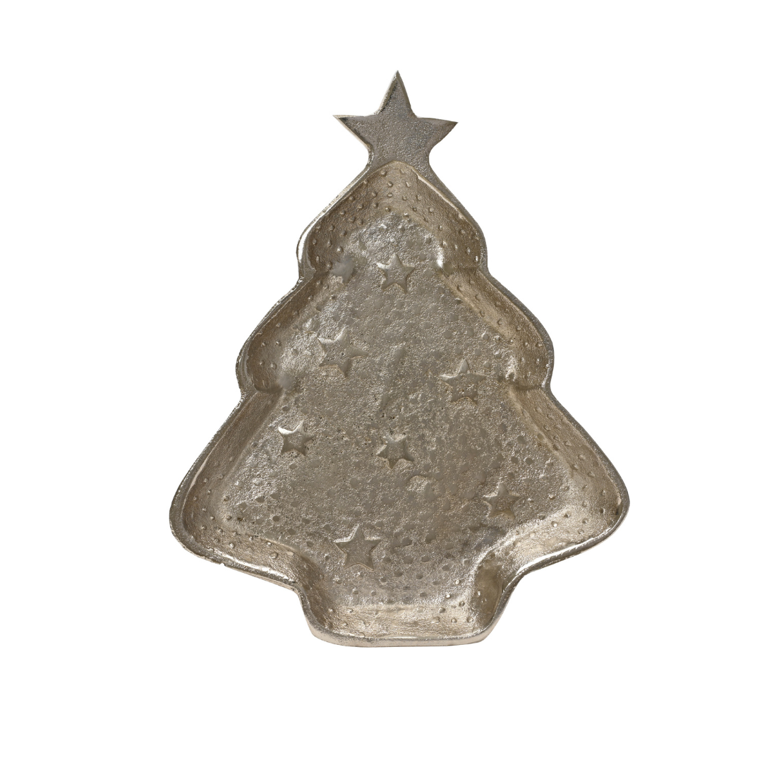 Silver Aluminium Christmas Tree Tray