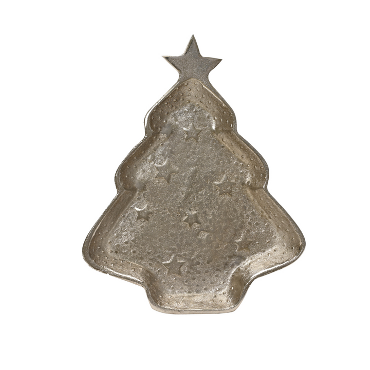 Silver Aluminium Christmas Tree Tray