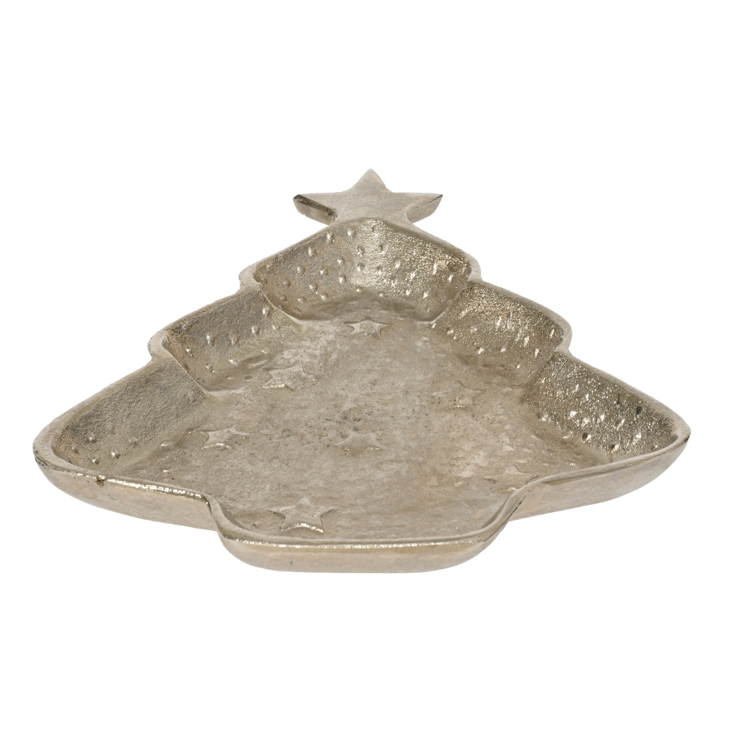 Silver Aluminium Christmas Tree Tray