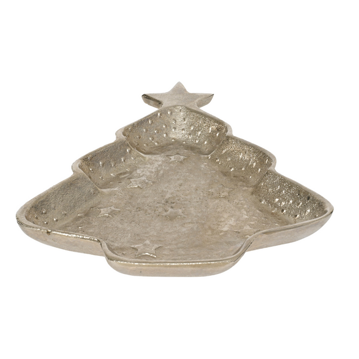 Silver Aluminium Christmas Tree Tray