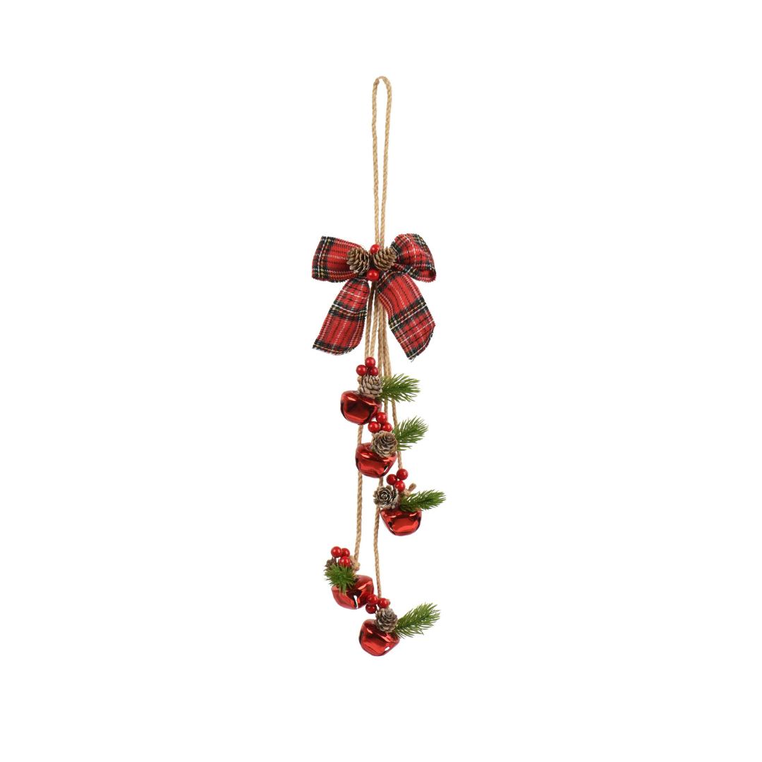 Christmas Bell & Berry Hanging Decoration