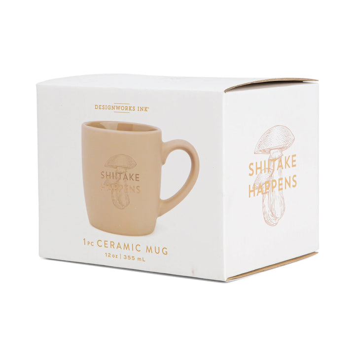 Vintage Sass Shiitake Happens Boxed Mug