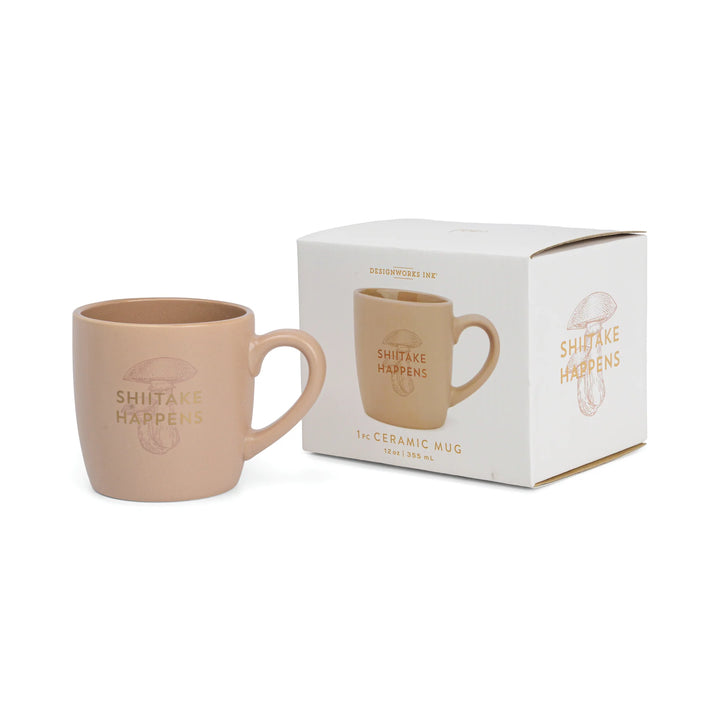 Vintage Sass Shiitake Happens Boxed Mug