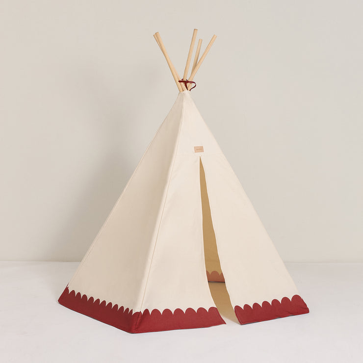 Arizona Vibes Teepee in Carmine by Nobodinoz