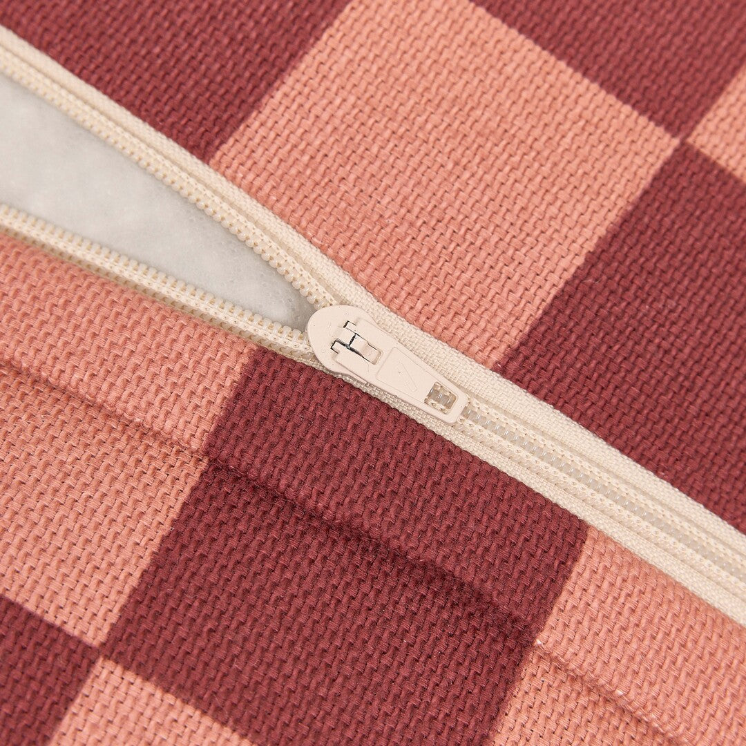 Vibes Adult Long Beanbag in Maroon Tiles