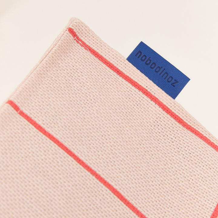 Vibes Adult Long Beanbag in Pink Grid