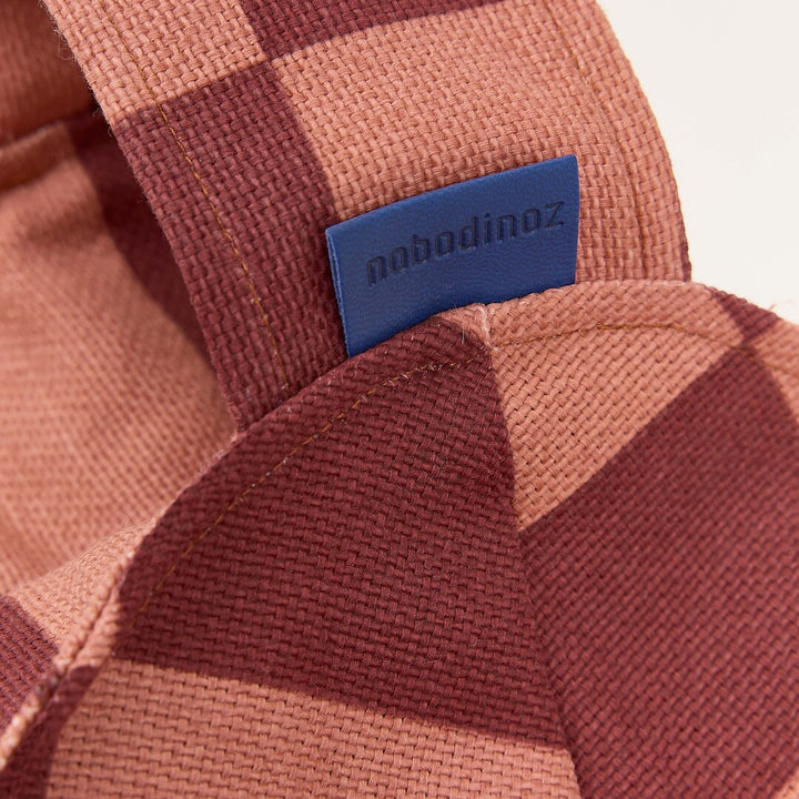 Vibes Kids Round Beanbag Maroon Tiles