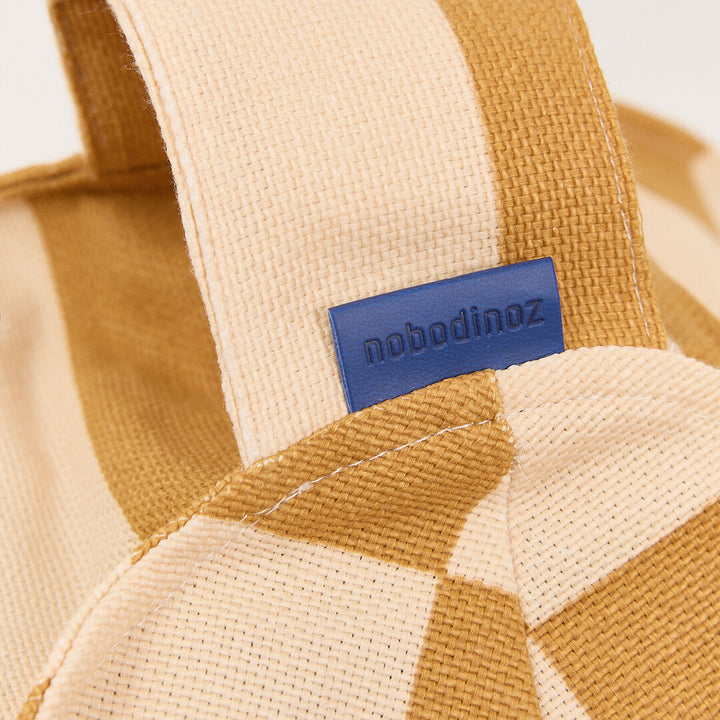 Vibes Kids Round Beanbag Mustard Sand Tiles