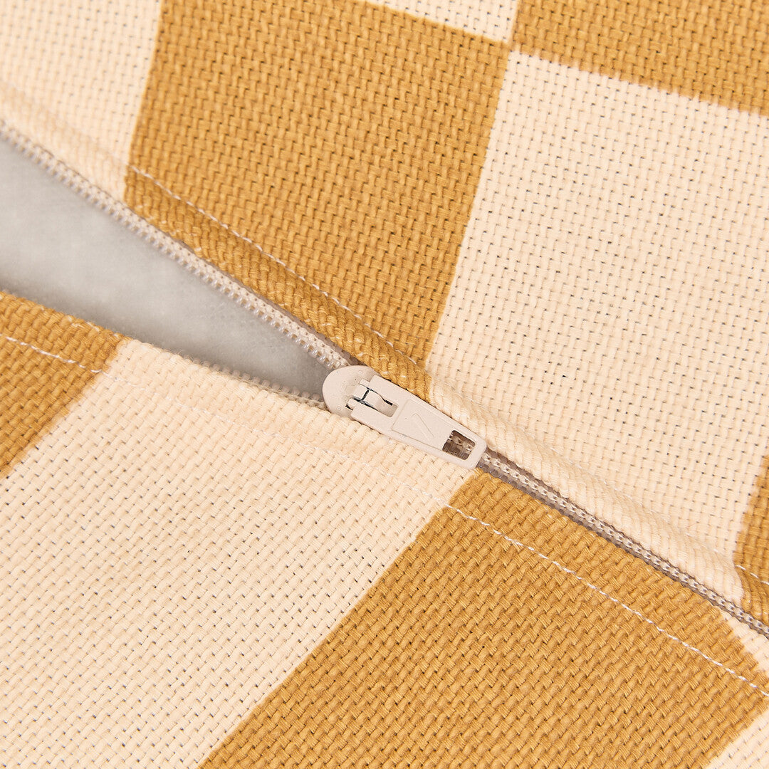 Vibes Kids Round Beanbag Mustard Sand Tiles