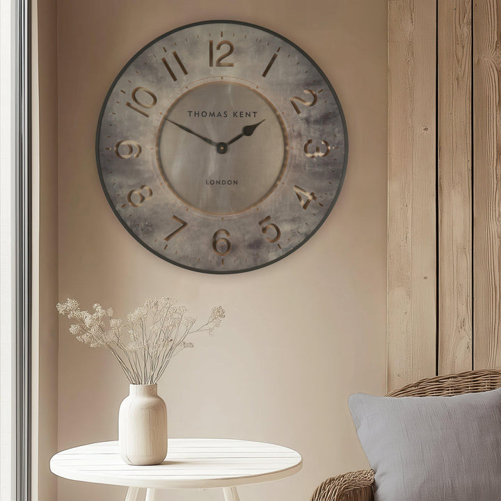 Wall Clock Harvest Gold
