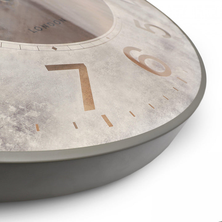 Wall Clock Harvest Gold