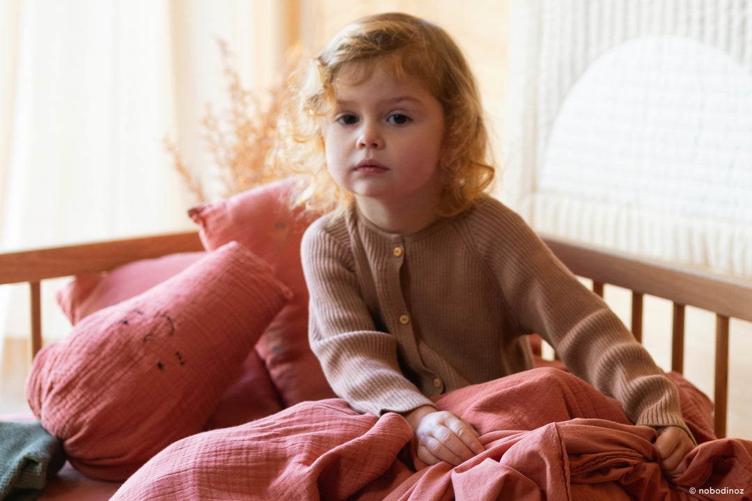 Wabi-Sabi rektangulær pude blomstrende palisander fra Nobodinoz