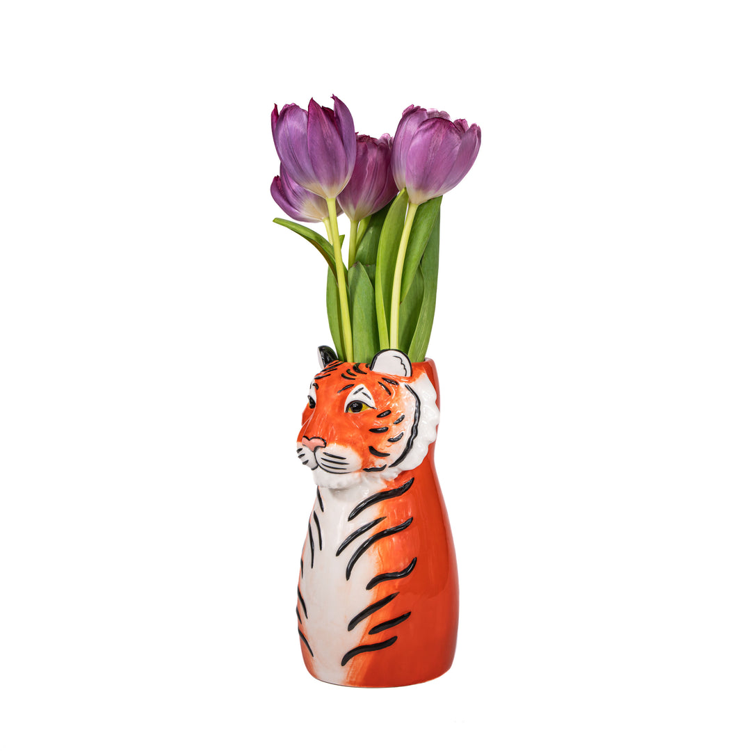 Tiger Shaped Vase