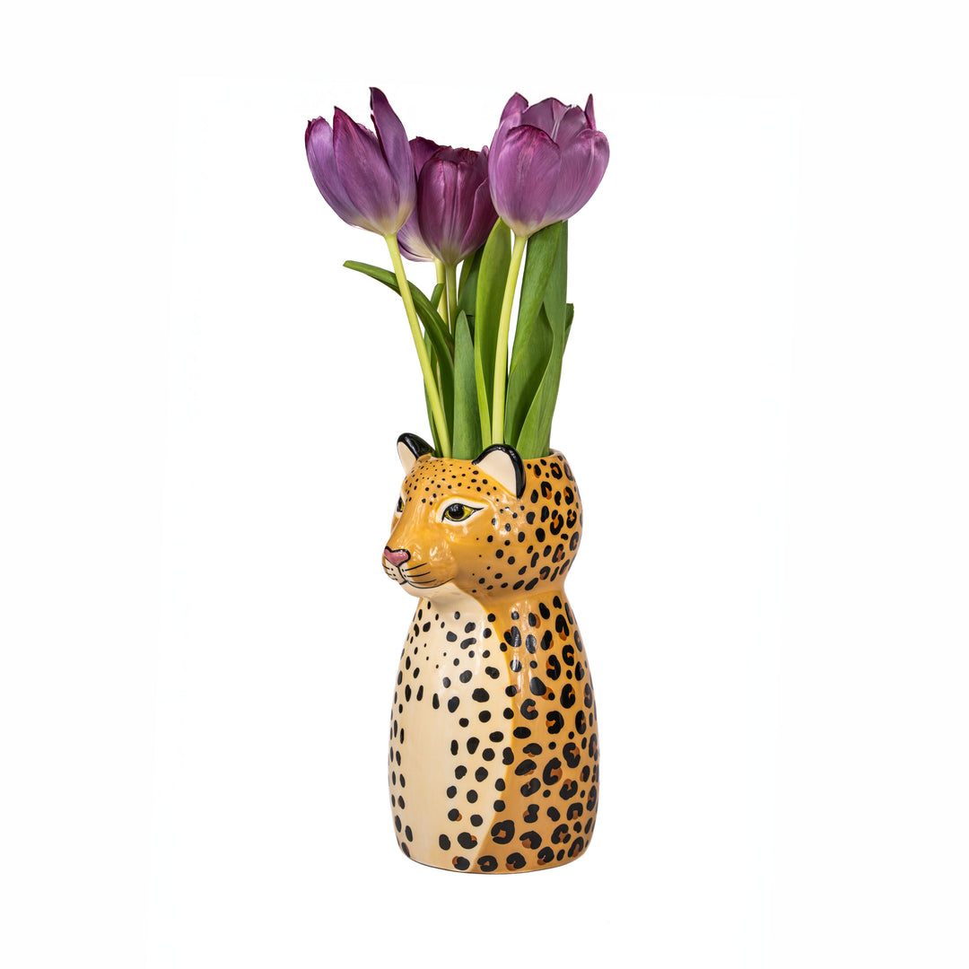 Leopard Shaped Vase