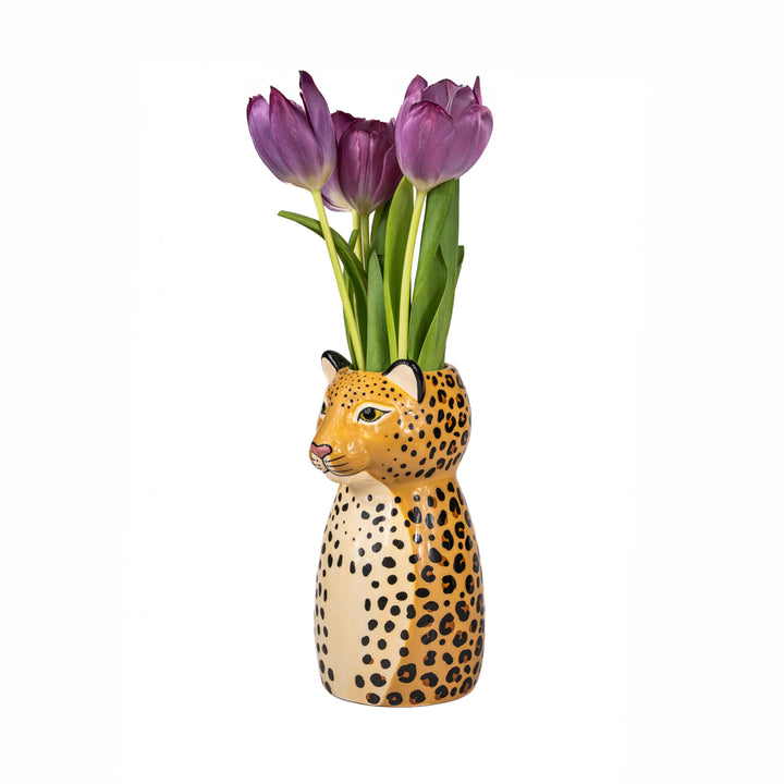 Leopard Shaped Vase