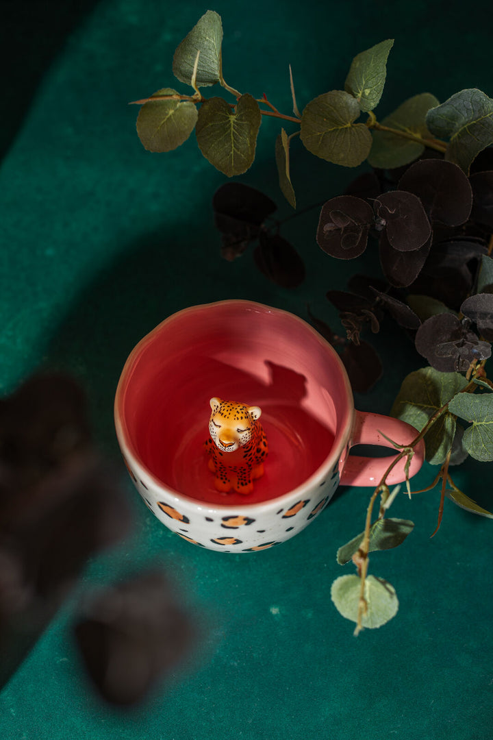 Surprise Leopard Mug