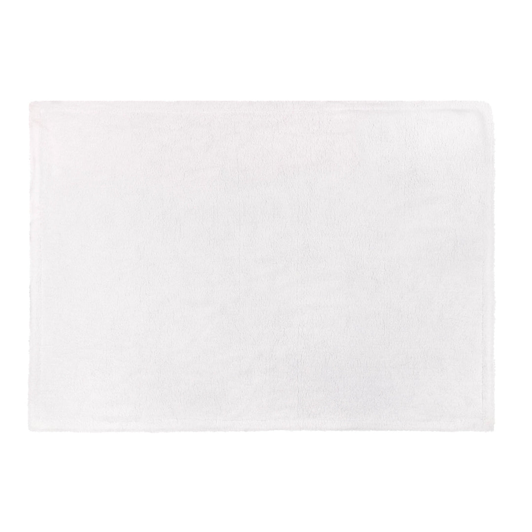 Sherpa Bow Fleece Throw in Silk Pink