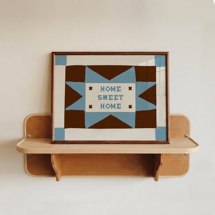 Home Sweet Home Patchwork Print