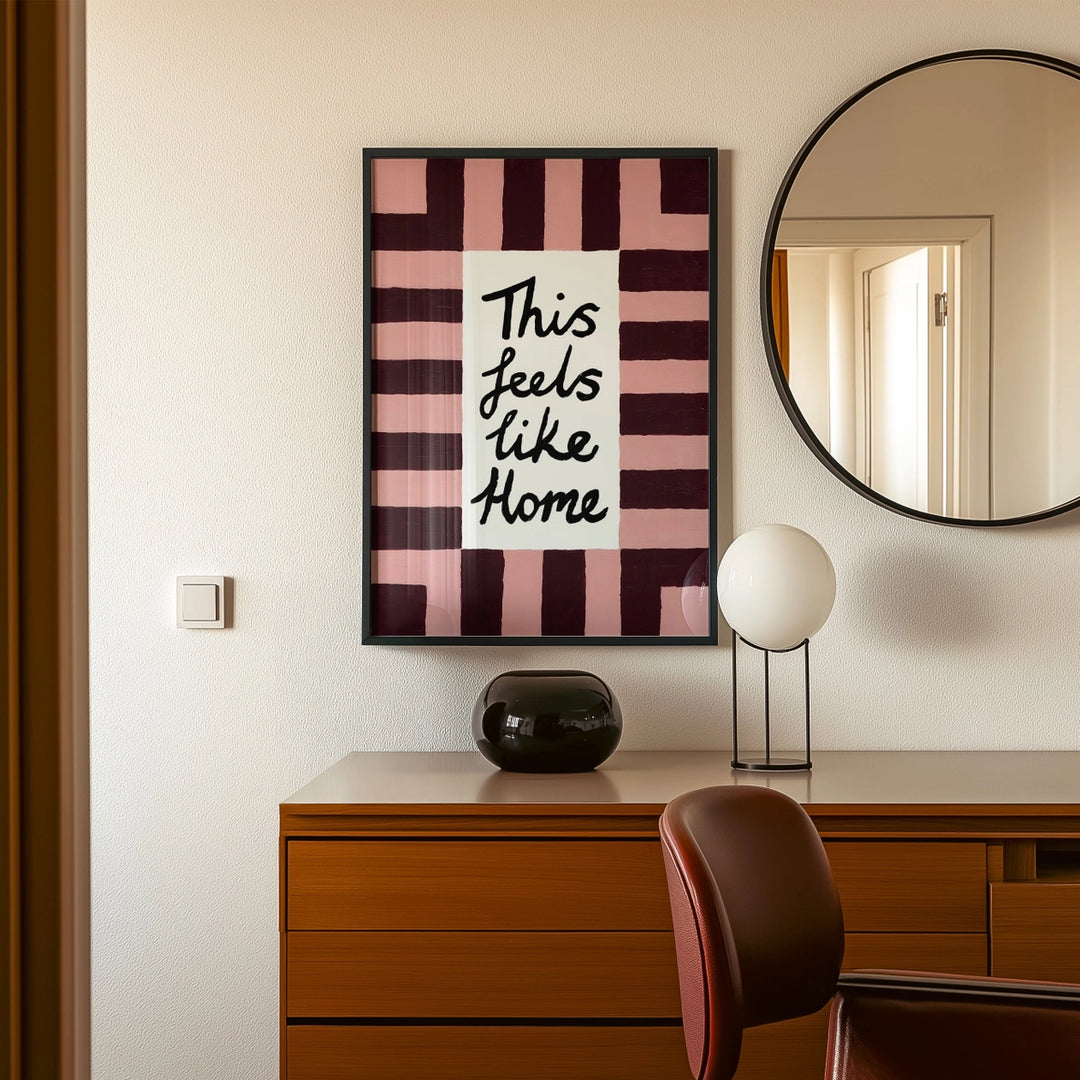 This Feels Like Home Hand Painted Print