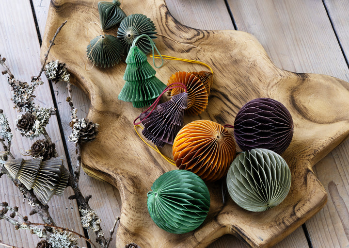 Wooden Christmas Tree Tray