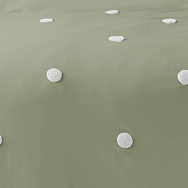 Dot Garden Duvet Cover Set by Appletree Boutique in Sage