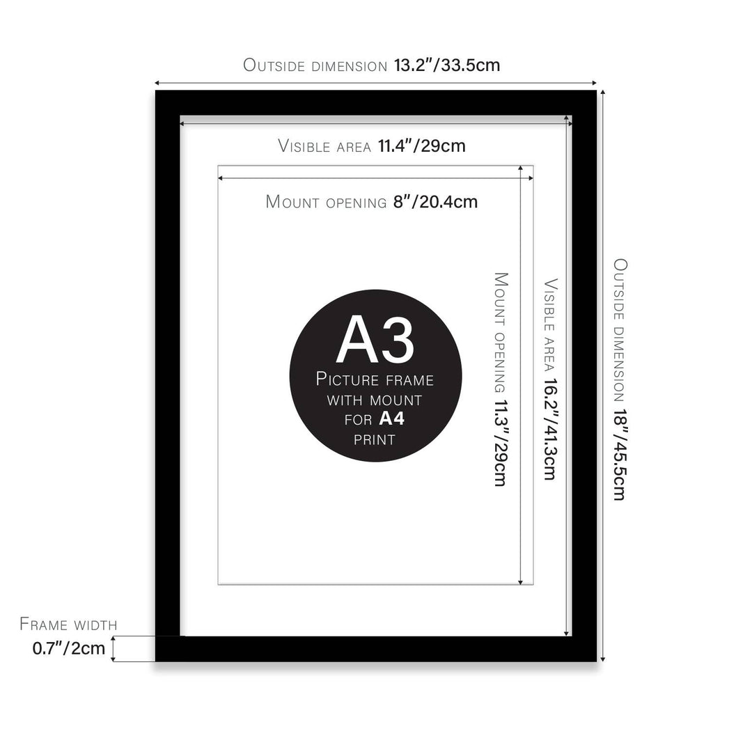 Black A3 Picture Frame