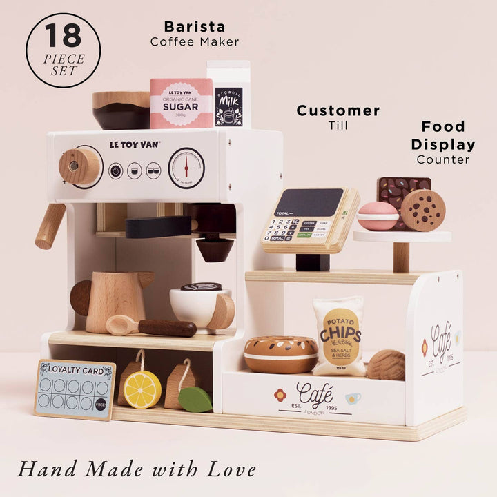 Barista Wooden Café Shop Play Set