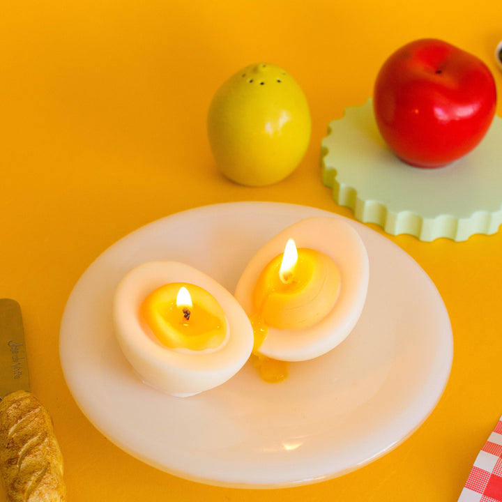 Nata Soft Boiled Eggs Soy Wax Candle