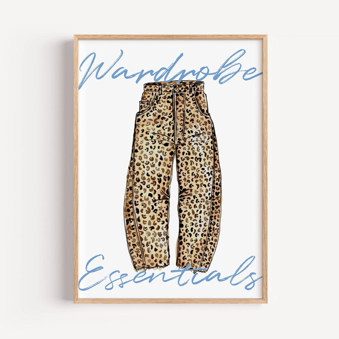 Wardrobe Essentials Print by Mash Design