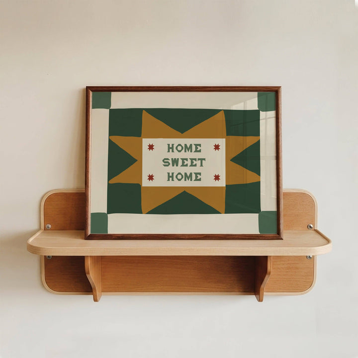 Home Sweet Home Patchwork Print