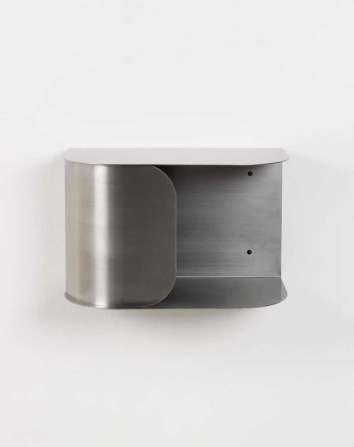 Nobodinoz Stainless Steel Wall Bedside Table - PRE ORDER