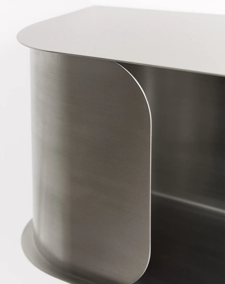 Nobodinoz Stainless Steel Wall Bedside Table - PRE ORDER