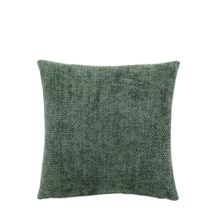 Set of 2 Basketweave Chenille Cushions