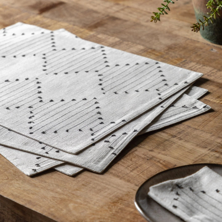 Diamond Weave Placemat 4 Pack