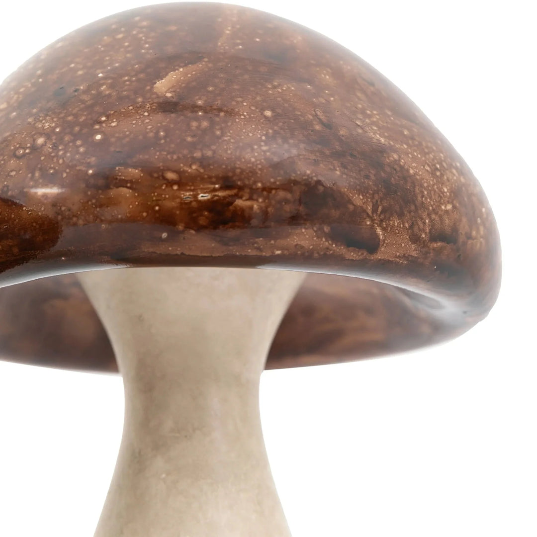 Set of 2 Resin Mushroom Ornaments