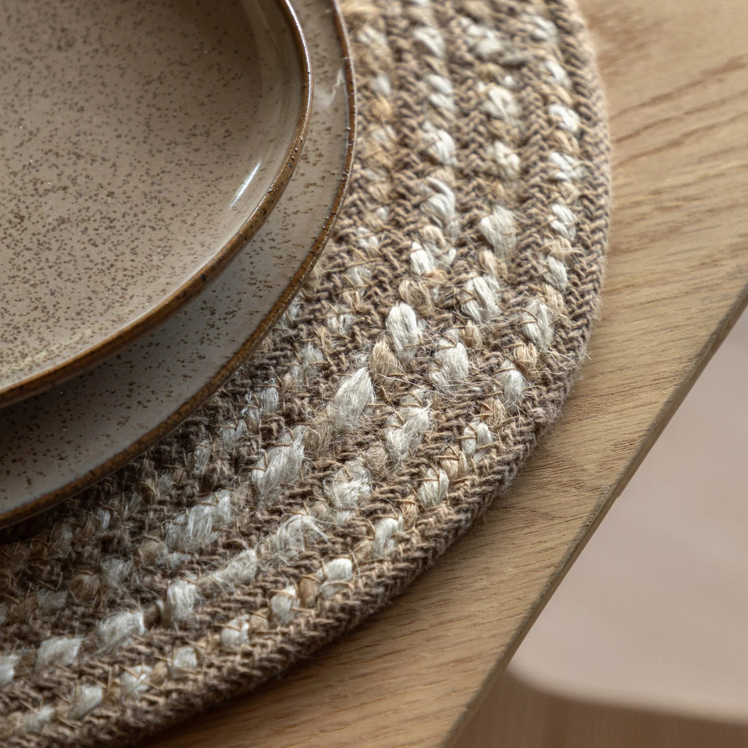 Set of 4 Tonal Weave Placemat