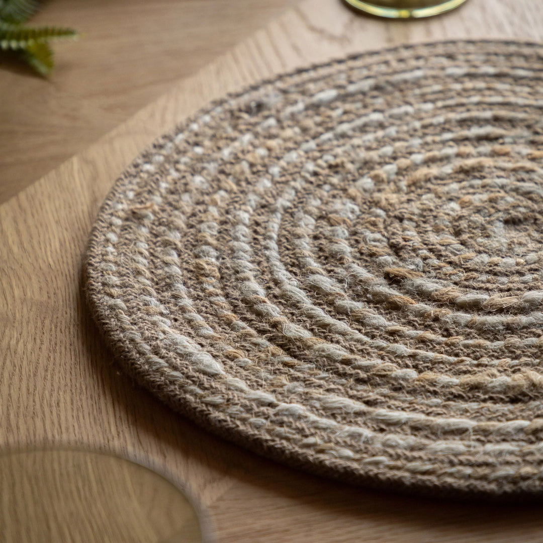 Set of 4 Tonal Weave Placemat