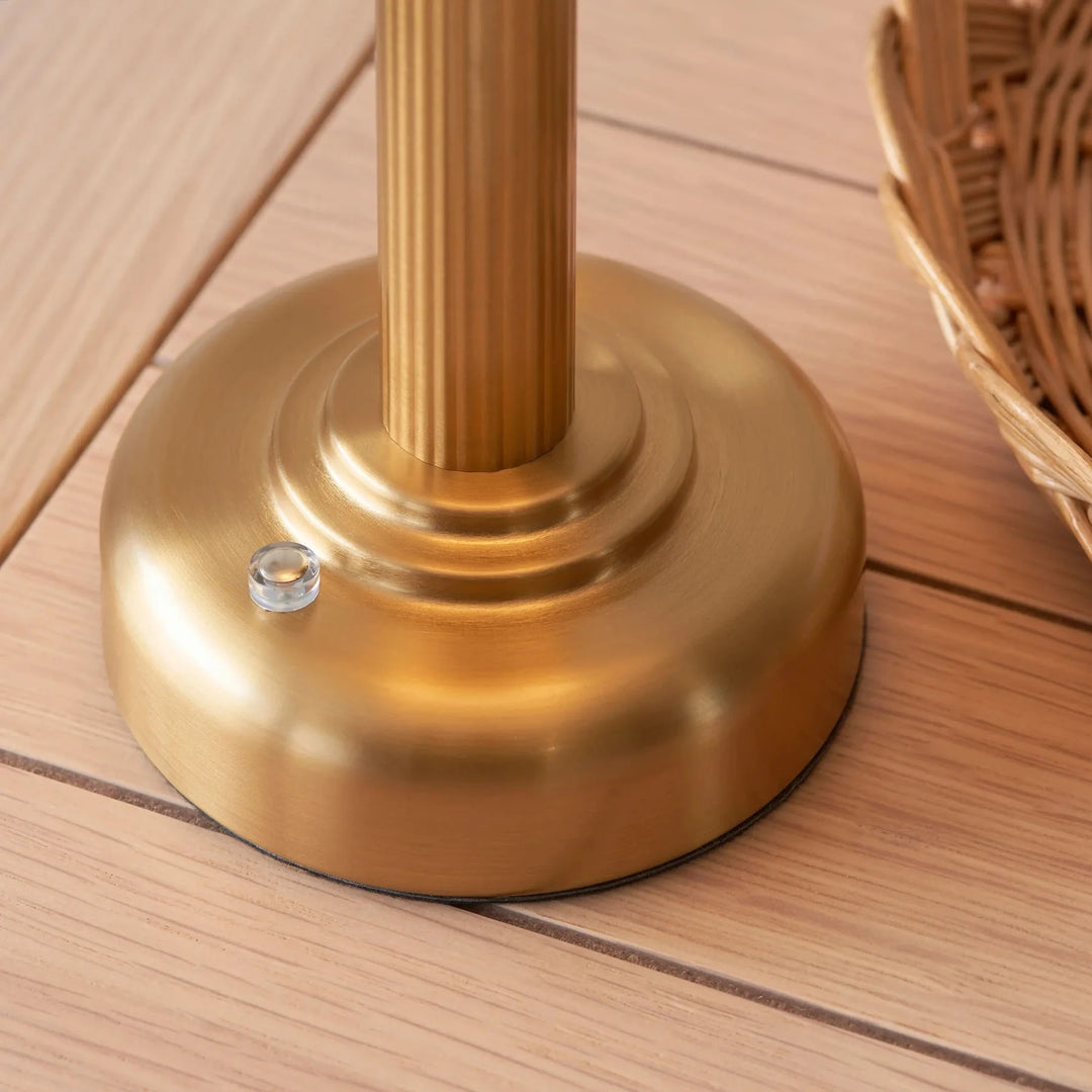 Bridport Rechargeable Table Lamp in Warm Brass
