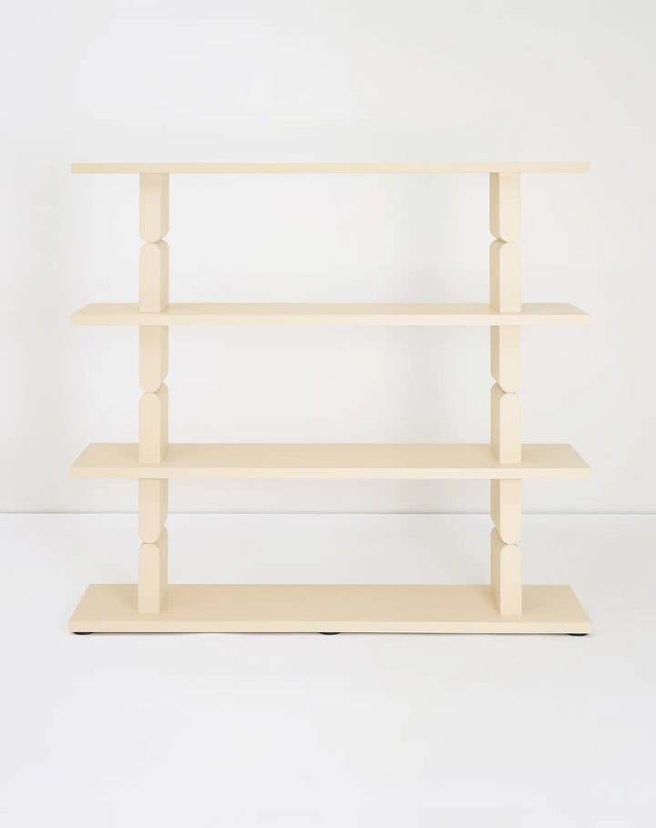Nobodinoz Coloured Wood Bookshelves in Ivory - PRE ORDER