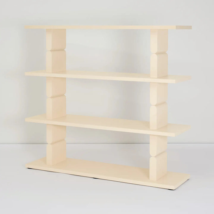 Nobodinoz Coloured Wood Bookshelves in Ivory - PRE ORDER