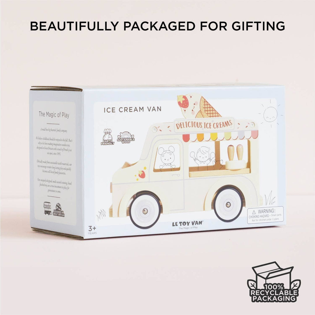 Wooden Ice Cream Van Play Set