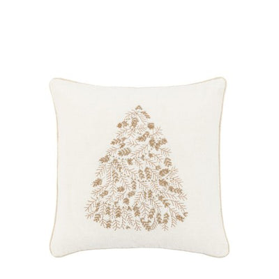 Deco Luxe Embroidered Tree Cushion