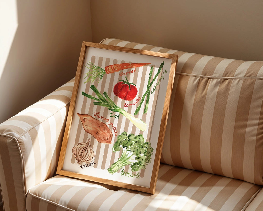 Veggie Patch Print by Mash Design