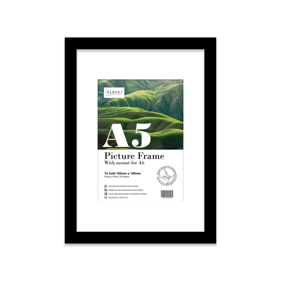 Black A5 Picture Frame